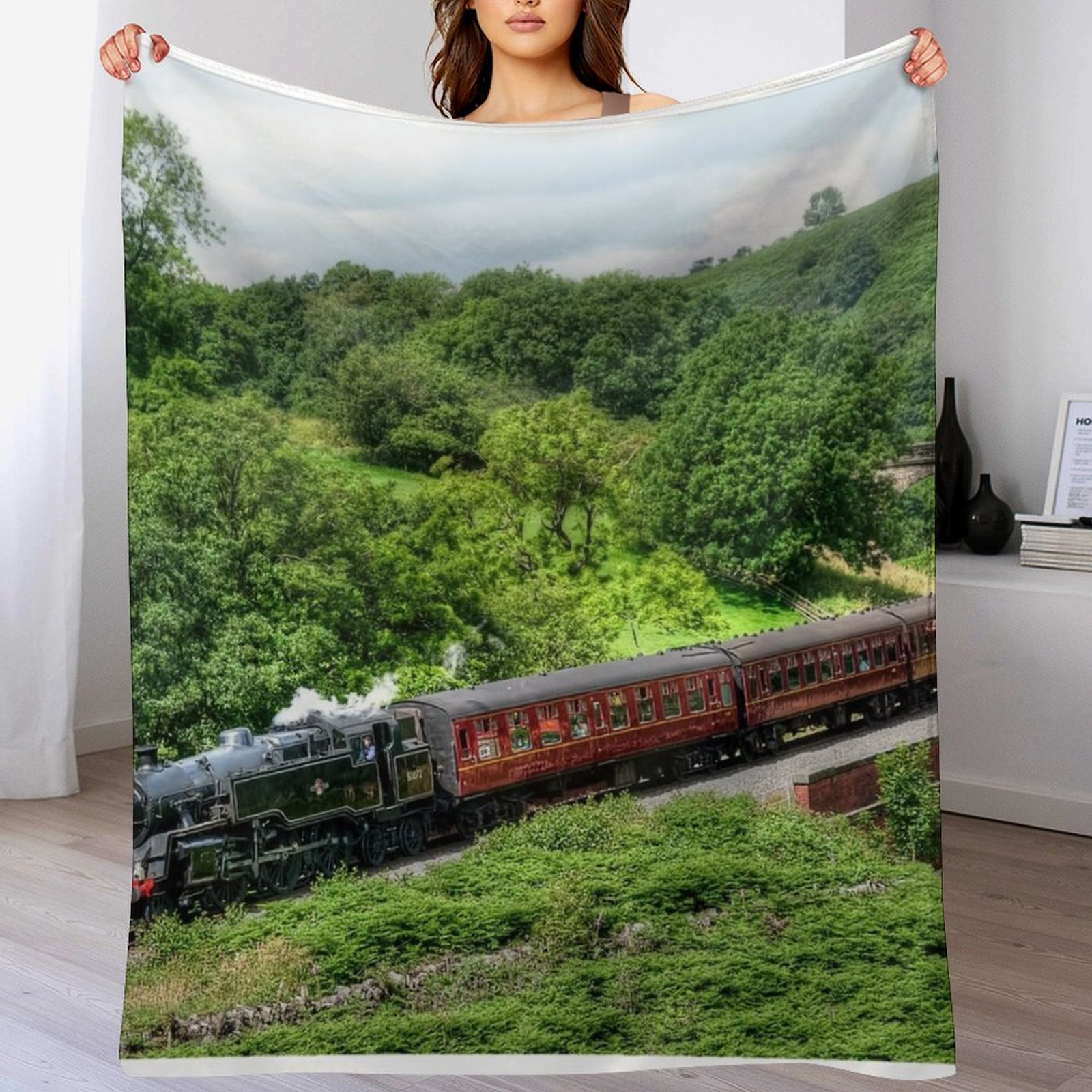 3D Printing Yorkshire - North Yorkshire Moors Railway Throw Blanket