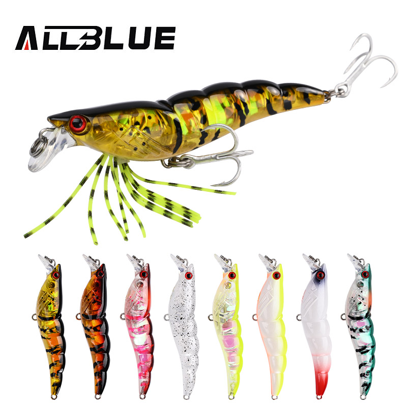 3D Printing Lure - ALLBLUE 3D Flash Shrimp 70mm 7g