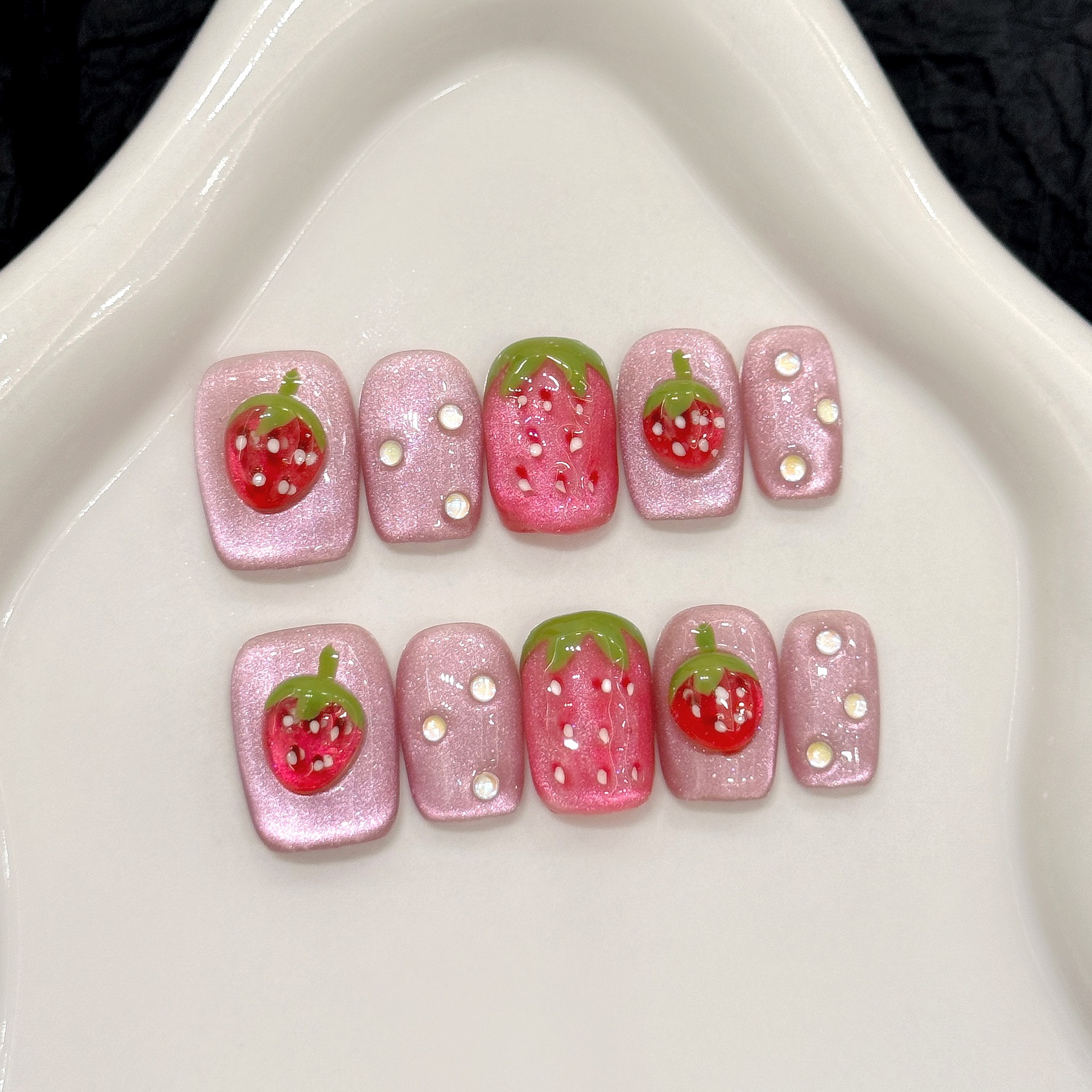 3D Printing Nails - 10pcs Handmade Press on Nails 3D