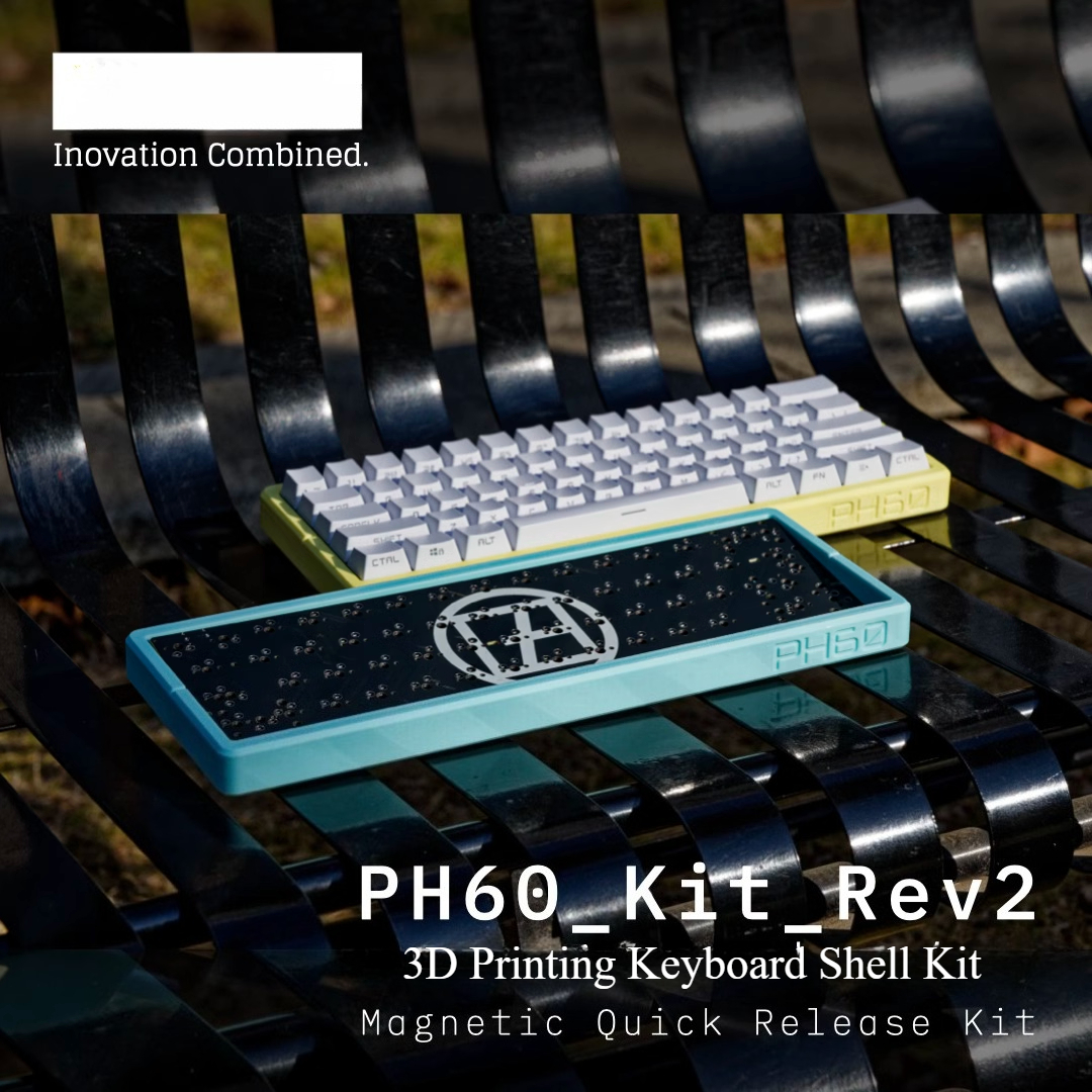 3D Printing Keyboard Keys - PH60 Kit Rev2 HHKB Keyboard Shell