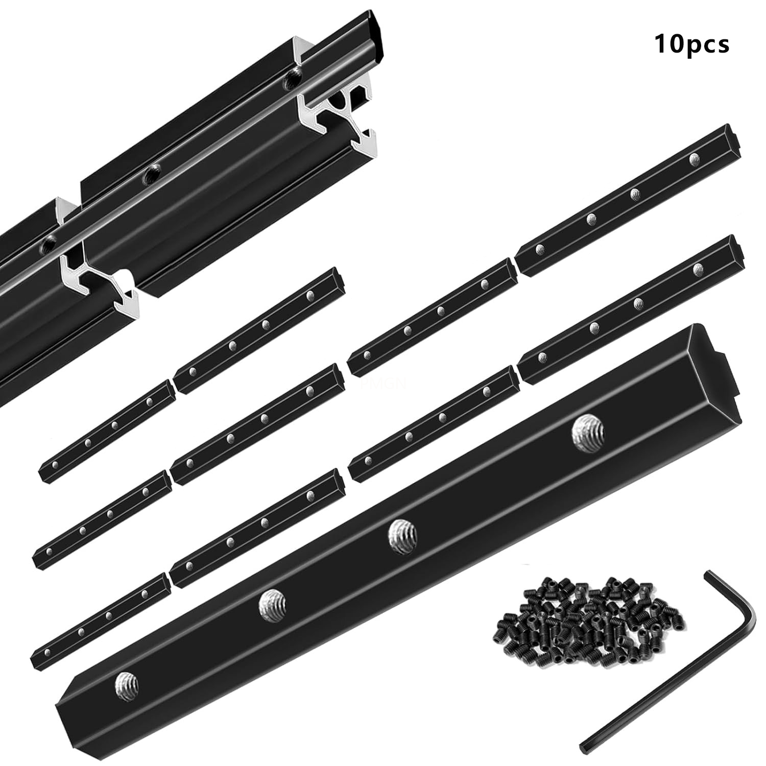 V Slot Aluminum Extrusion - 10pcs 2020 Staight Connector Corner Bracket
