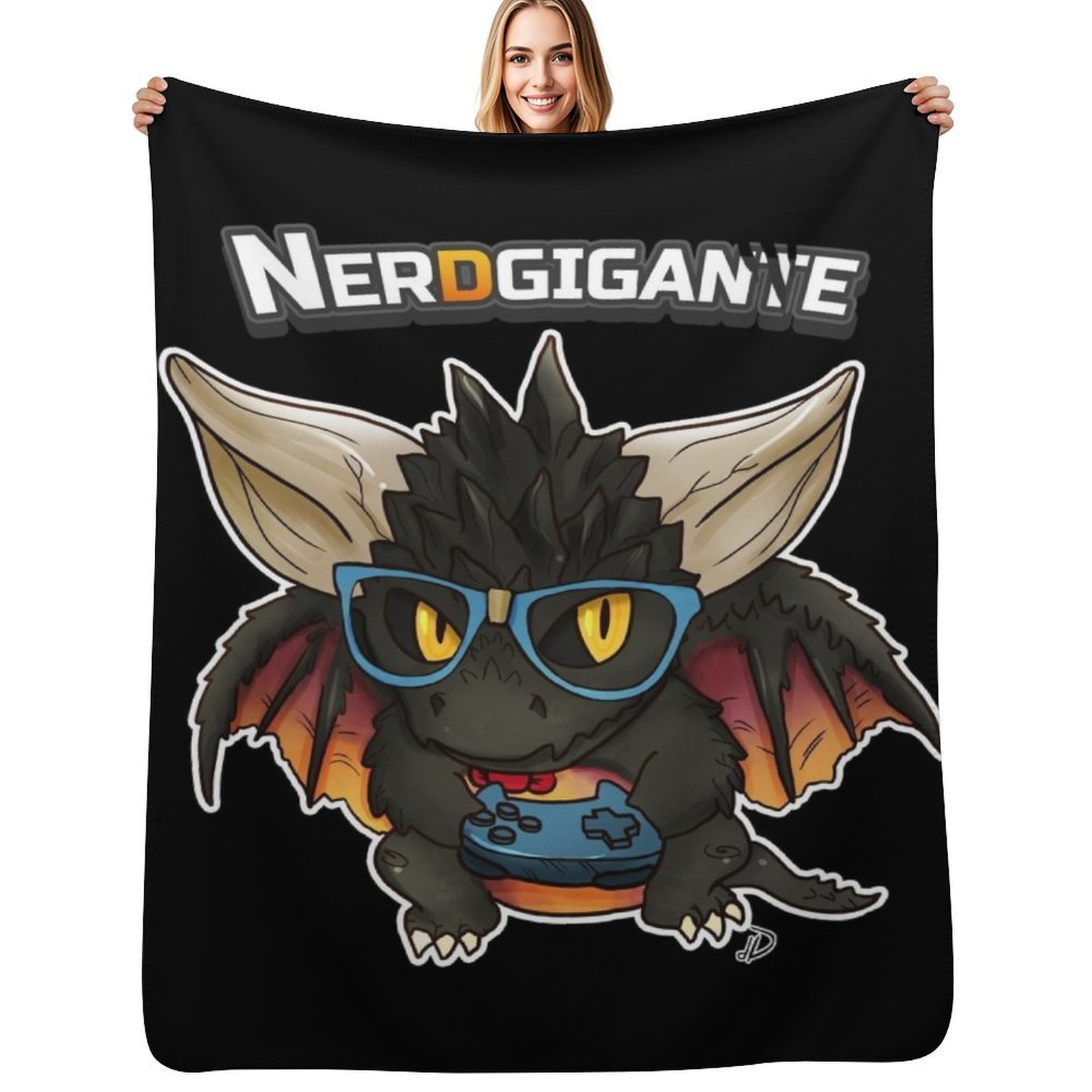 3D Printing Nerd - Nerd-gigante Throw Blanket Men's Soft Warm