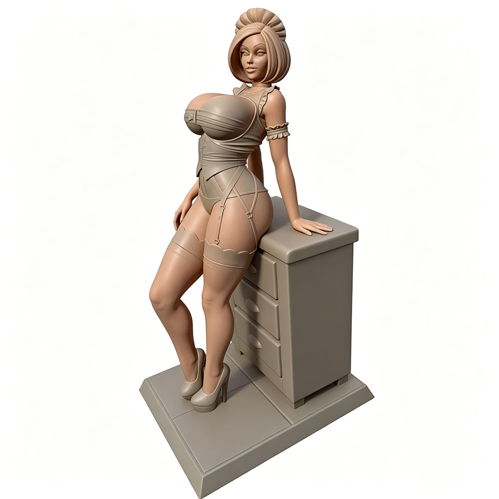 3D Printing Liquid - 75mm --175mm Sexy Girl Resin Model