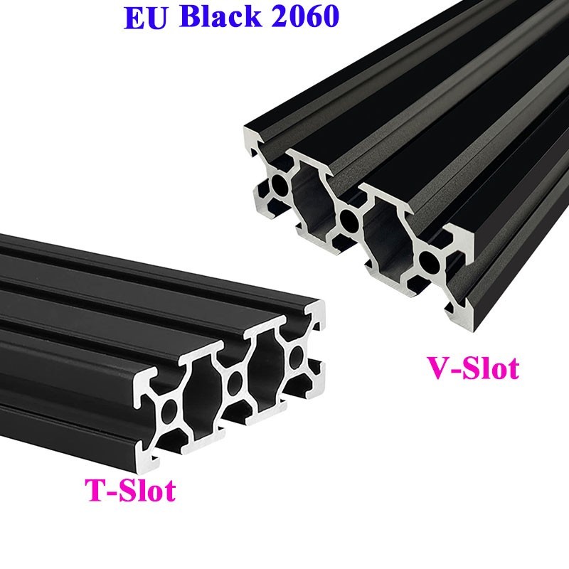 1Pcs Black Aluminum Profile 20 - V Slot Aluminum Extrusion บทวิจารณ์และราคา