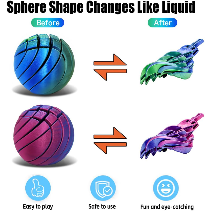 3D Printed Slime Ball Fidget T - 3D Printing Liquid บทวิจารณ์และราคา