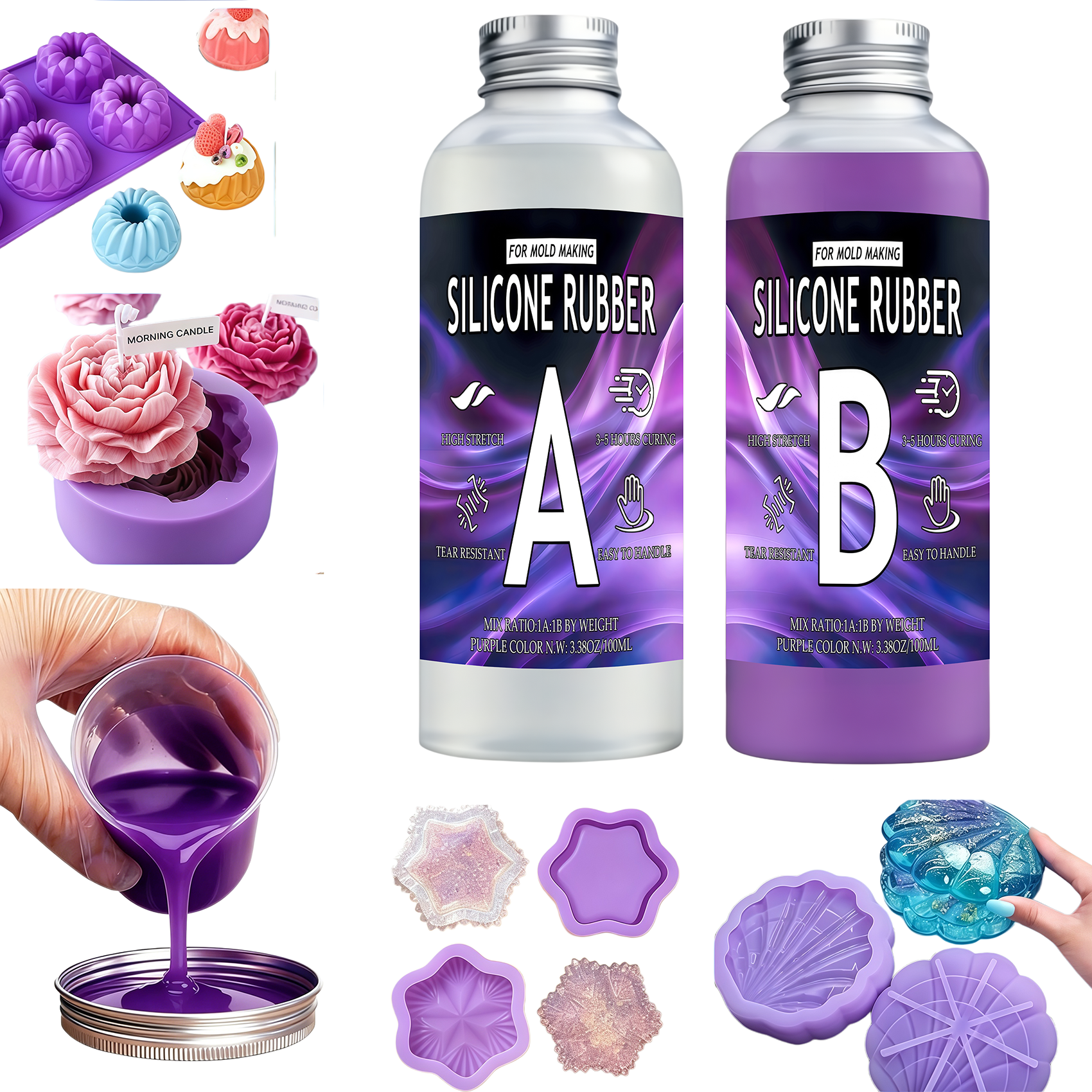 Platinum-cured liquid silicone - 3D Printing Liquid บทวิจารณ์และราคา