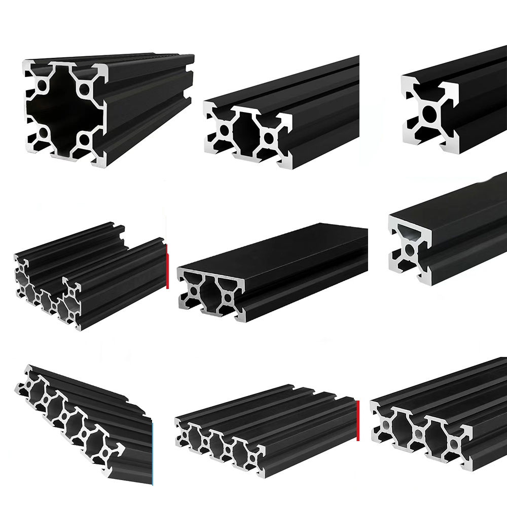 1PCS Black 4040 Double Slot V- - V Slot Aluminum Extrusion บทวิจารณ์และราคา