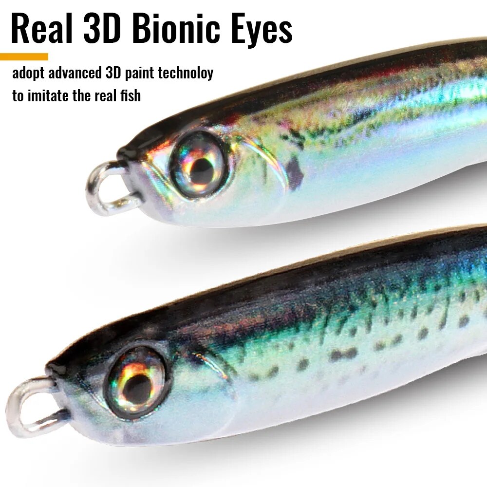 Metal Jig Lure 10g 20 30g 40g  - 3D Printing Lure บทวิจารณ์และราคา