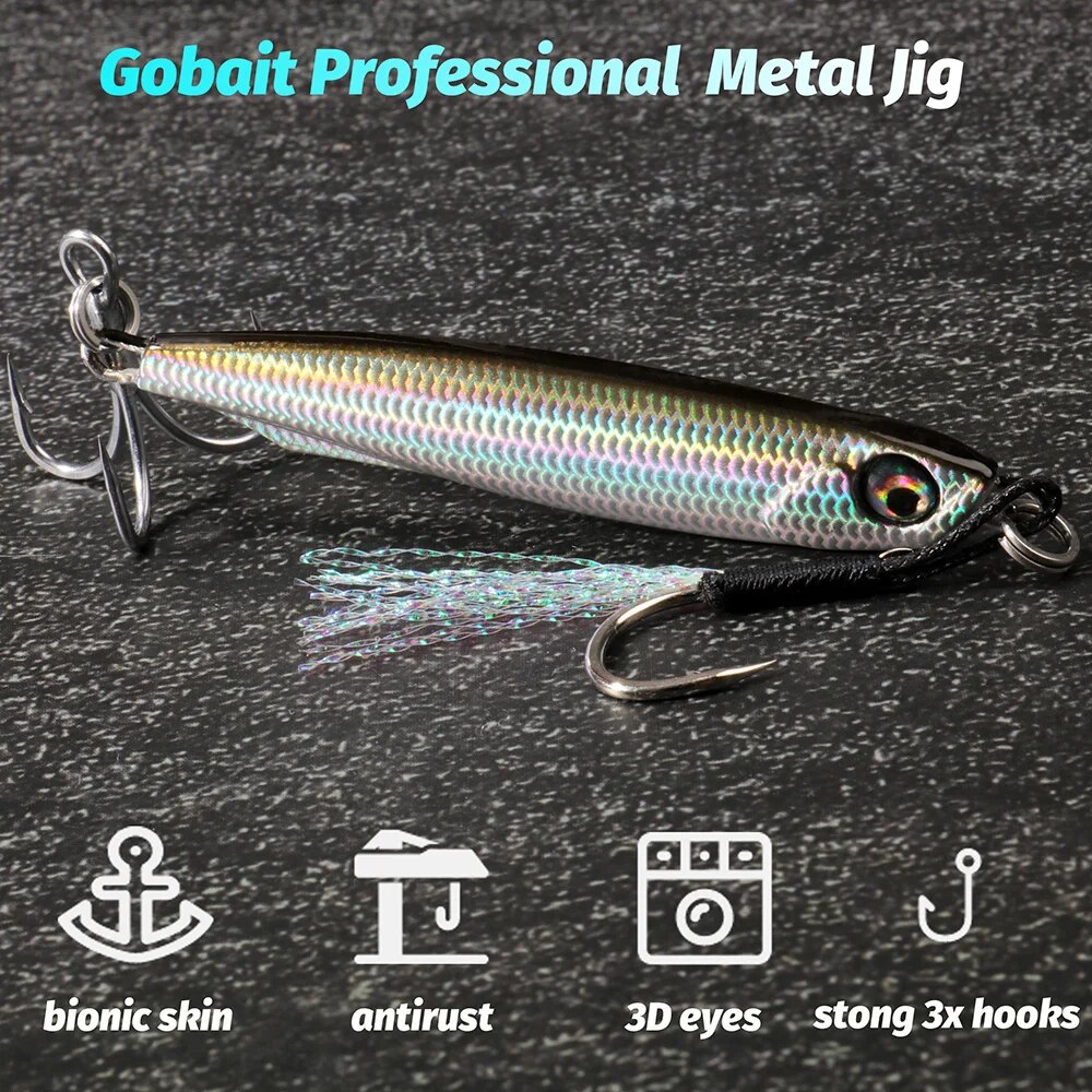 Metal Jig Lure 10g 20 30g 40g  - 3D Printing Lure บทวิจารณ์และราคา