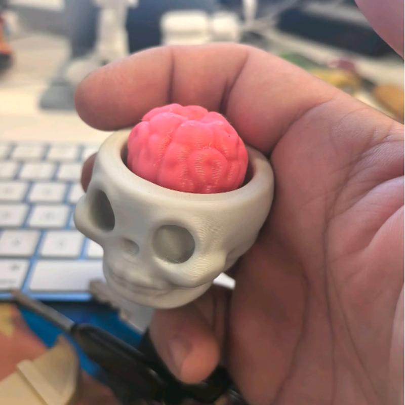 Hot Fun 3D Printed Skull Brain - 3D Printing Keyboard Keys บทวิจารณ์และราคา