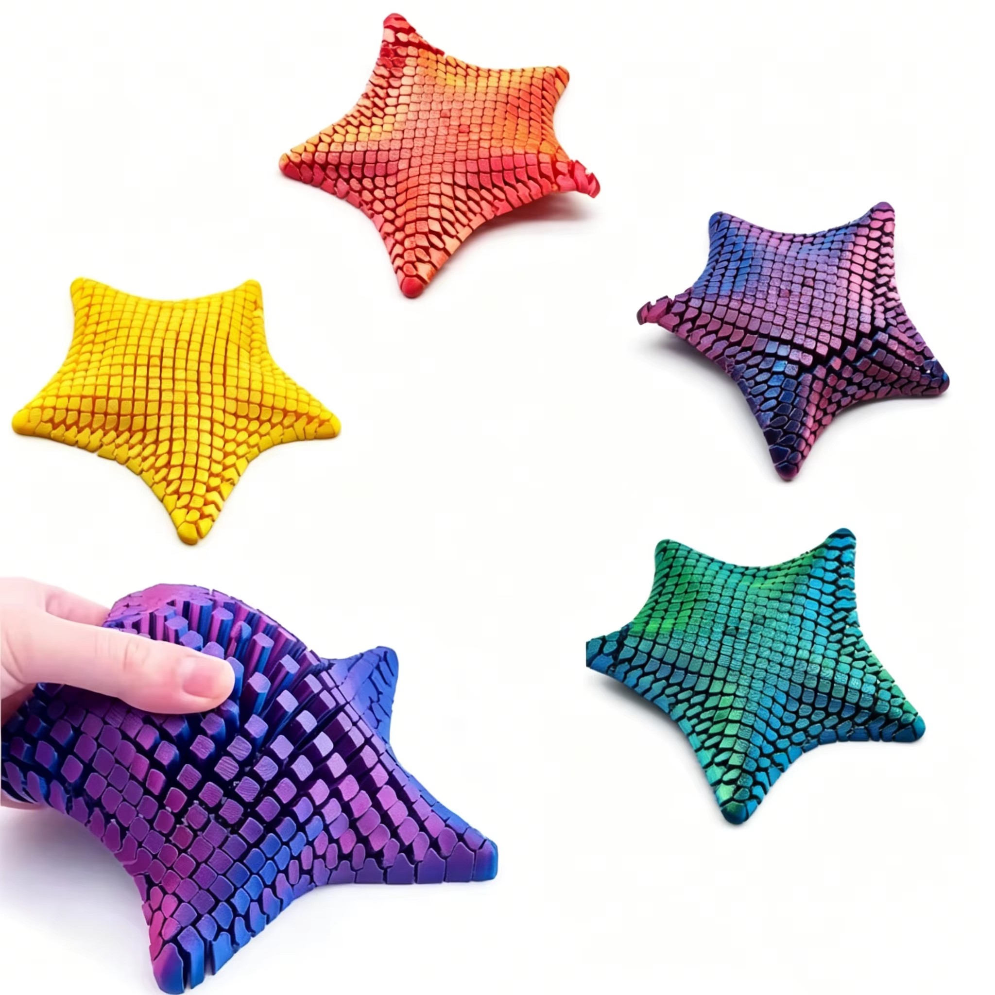 3D Printed Articulated Starfis - 3D Printing Fidget Toys บทวิจารณ์และราคา