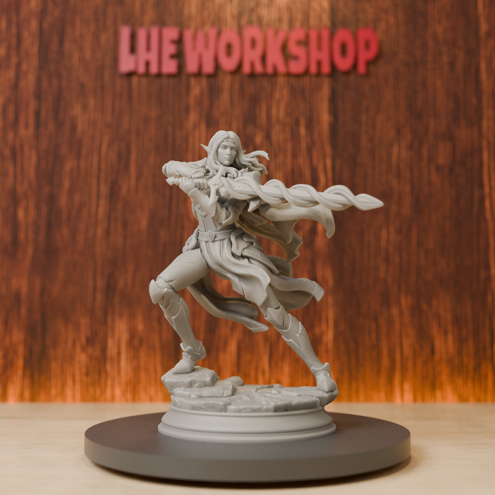 Female Elf Eldritch Knight Min - 3D Printing Liquid บทวิจารณ์และราคา