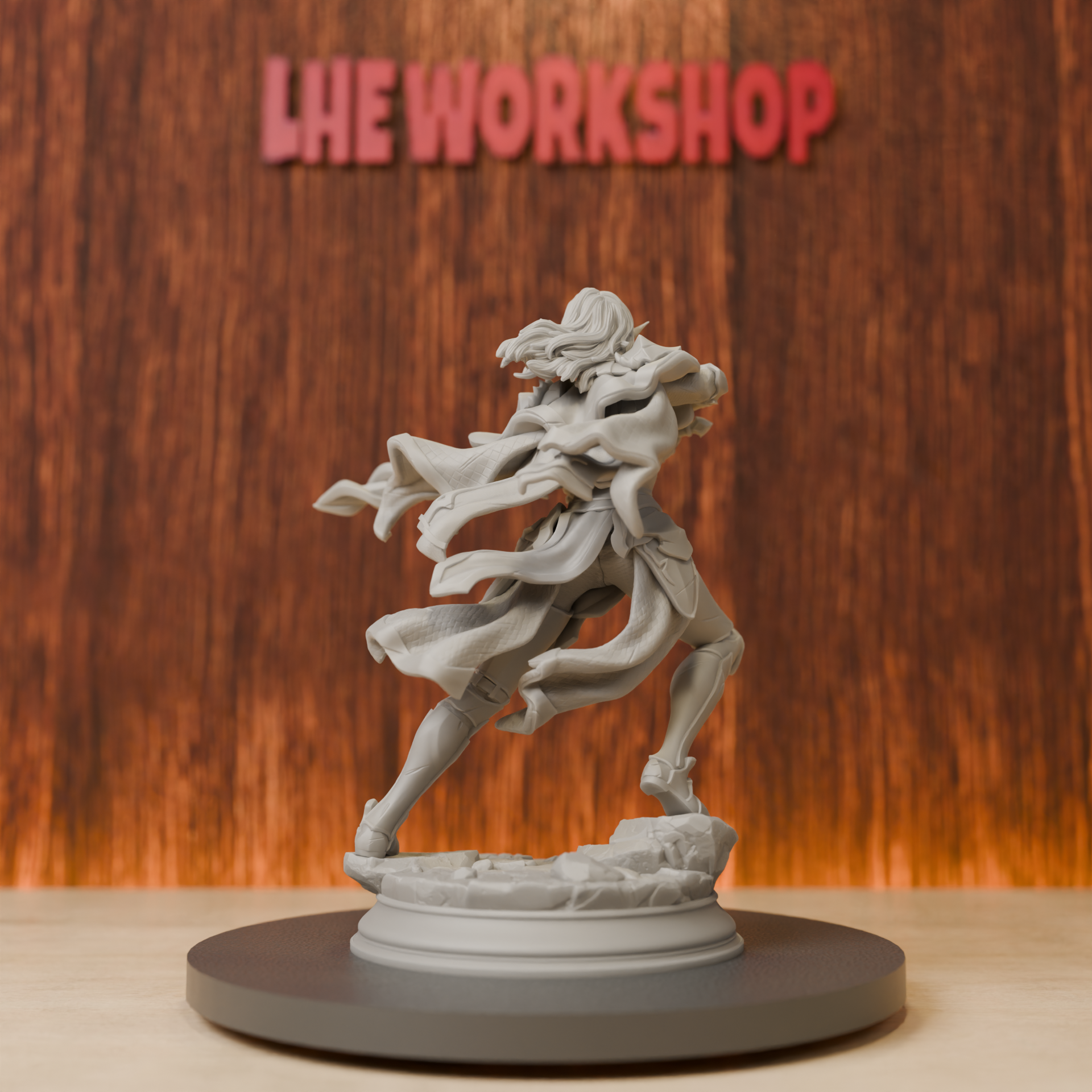Female Elf Eldritch Knight Min - 3D Printing Liquid บทวิจารณ์และราคา