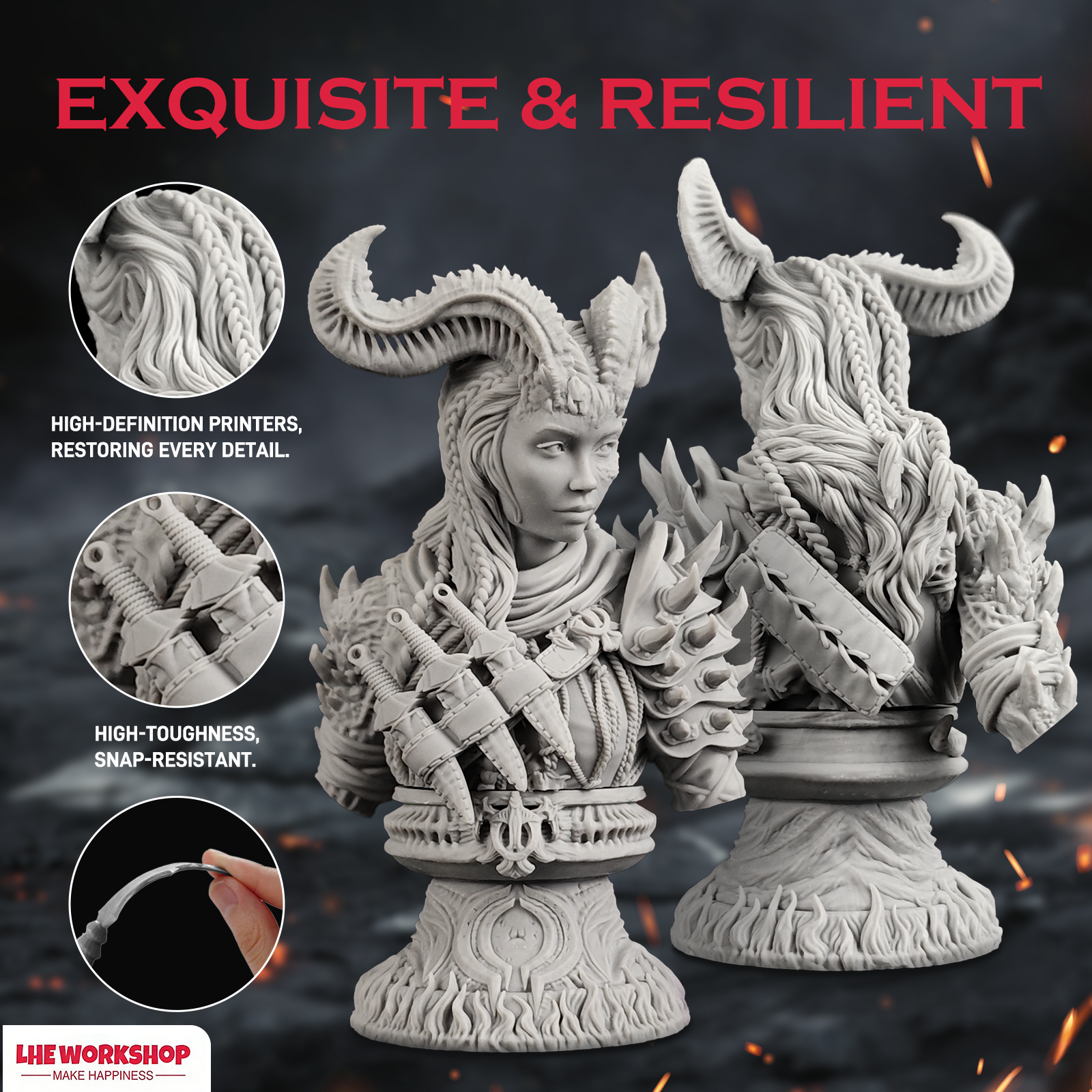Female Elf Eldritch Knight Min - 3D Printing Liquid บทวิจารณ์และราคา