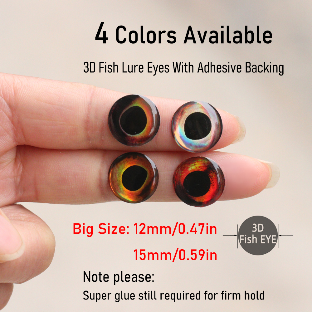 50PCS 12mm 15mm Big Size 3D Ho - 3D Printing Lure บทวิจารณ์และราคา