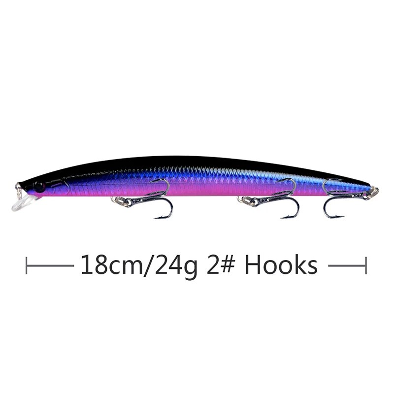 Minnow Fishing Lure Laser Hard - 3D Printing Lure บทวิจารณ์และราคา