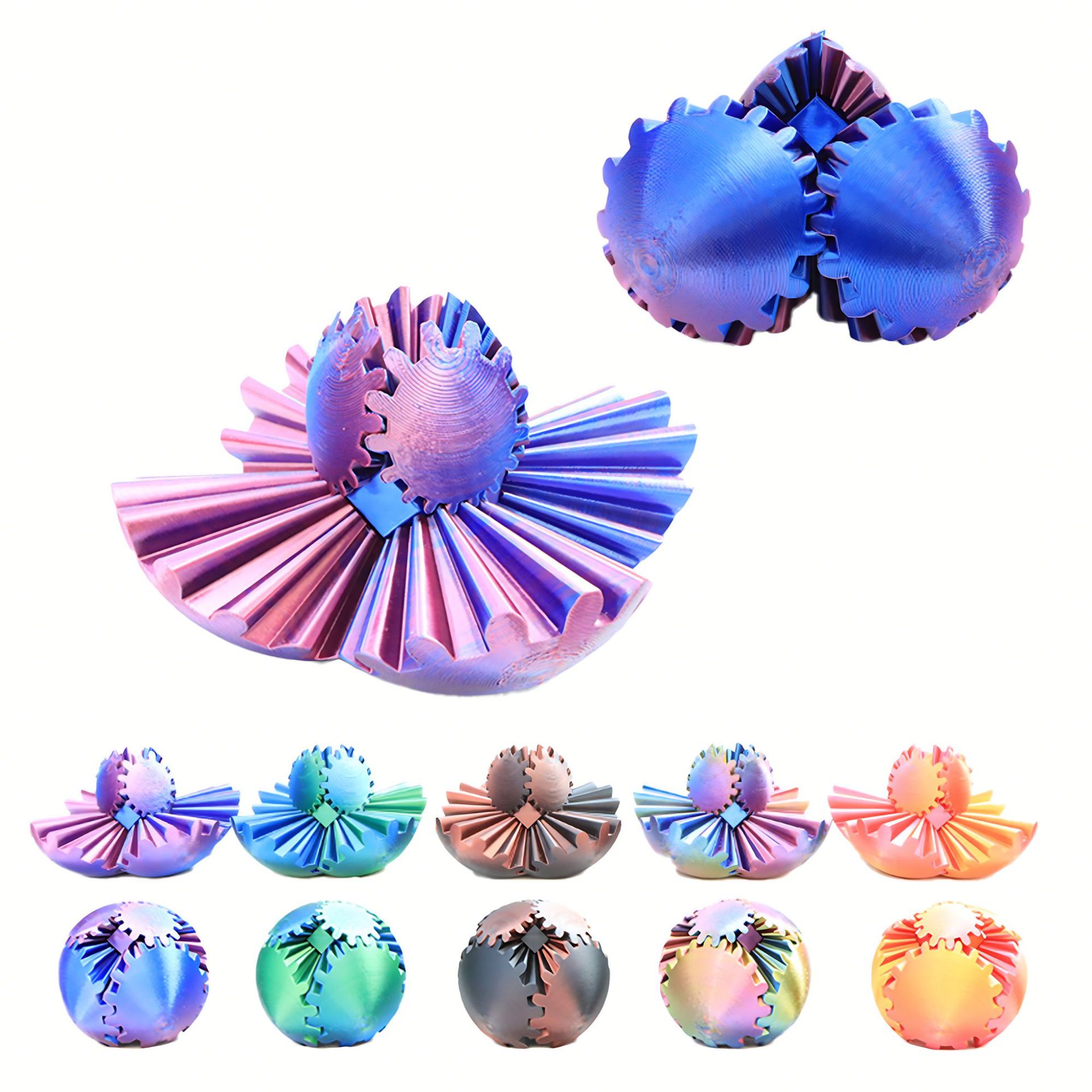 1PC Gear Ball 3D Printed Fidge - 3D Printing Gears บทวิจารณ์และราคา