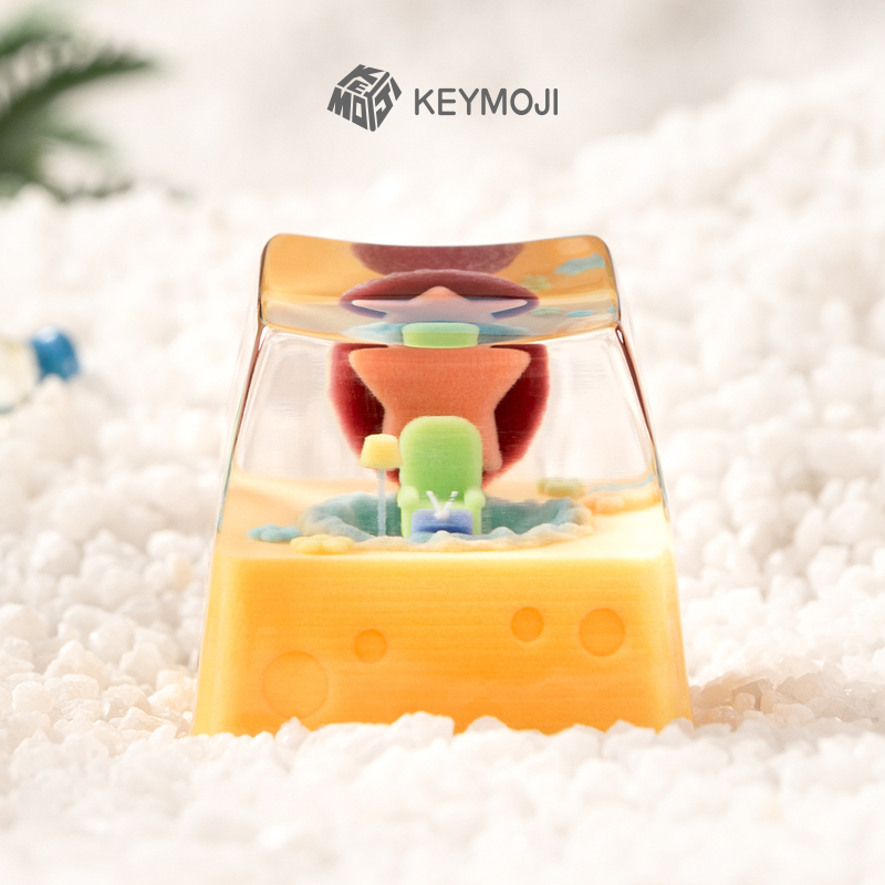 KEYMOJI Bikini Bottom Series 3 - 3D Printing Keyboard Keys บทวิจารณ์และราคา