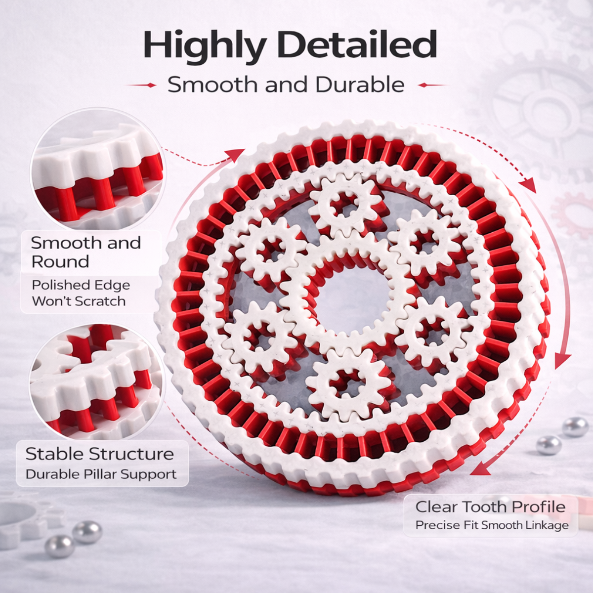 Planetary Gear Fidget Toy – 3D - 3D Printing Gears บทวิจารณ์และราคา