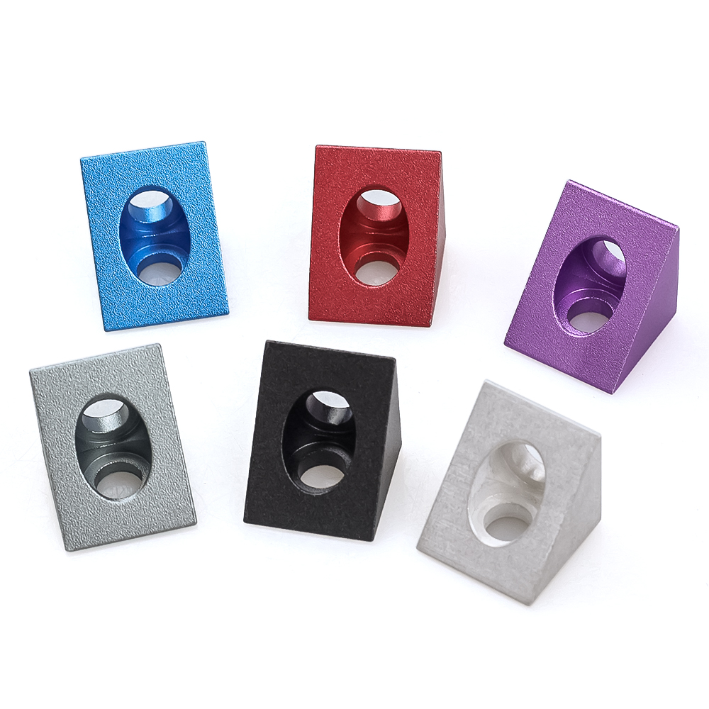 4pcs/lot V-slot Angle Corner C - V Slot Aluminum Extrusion บทวิจารณ์และราคา