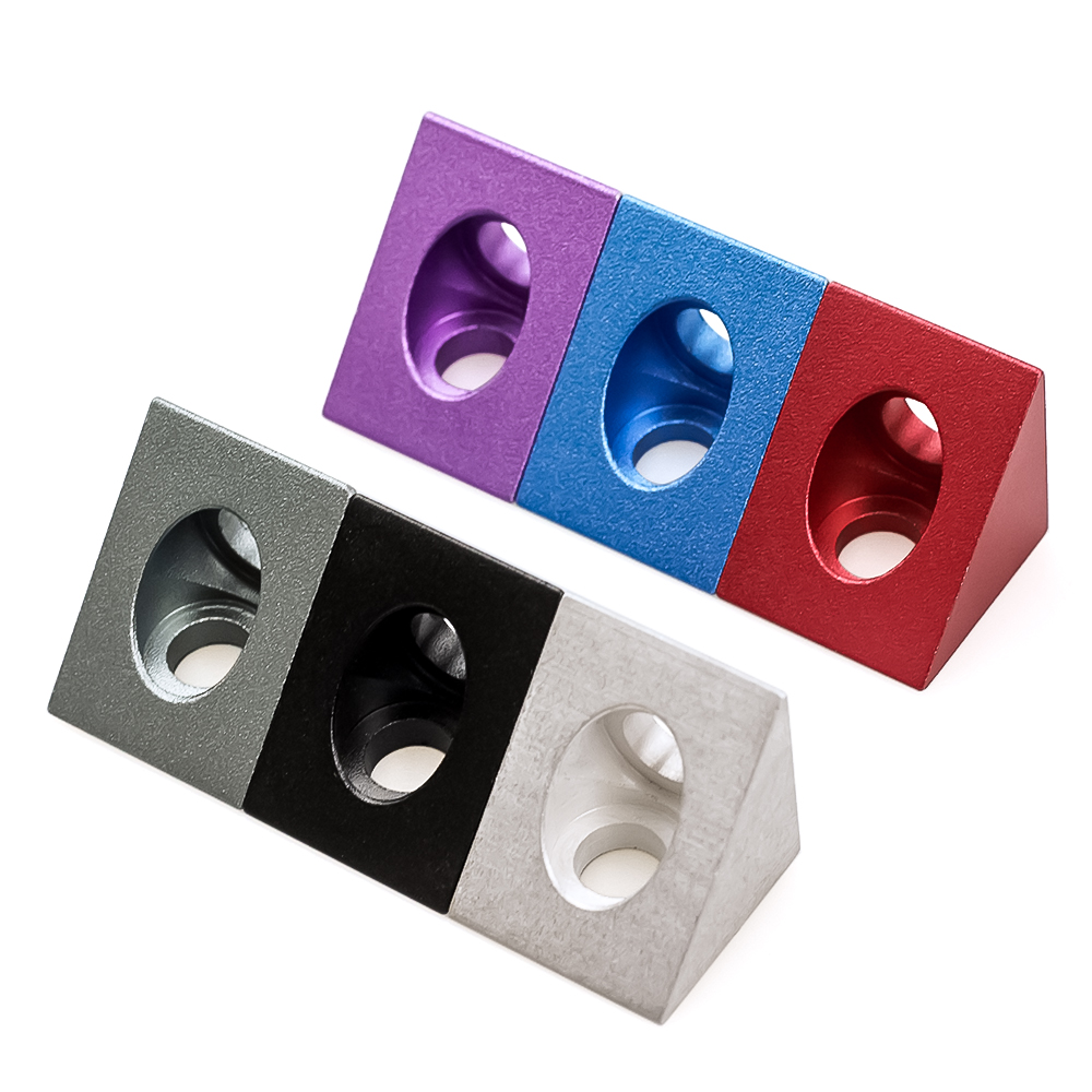 4pcs/lot V-slot Angle Corner C - V Slot Aluminum Extrusion บทวิจารณ์และราคา