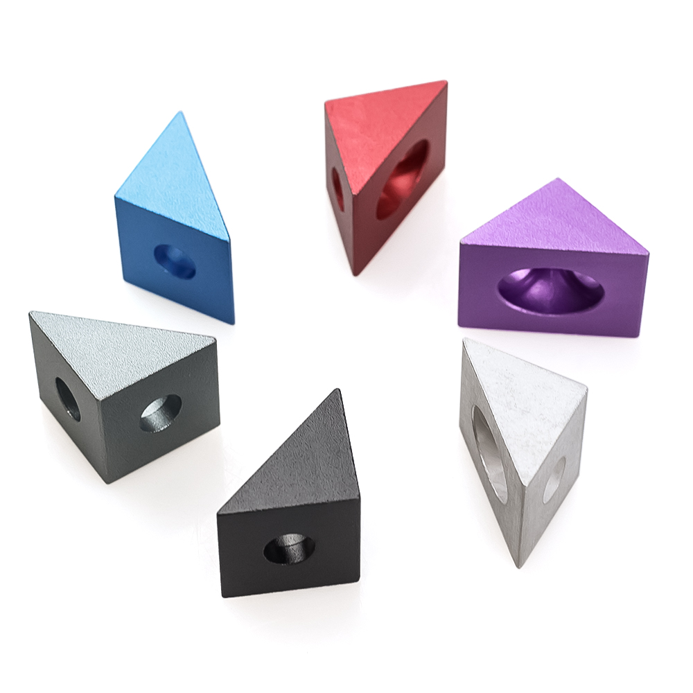 4pcs/lot V-slot Angle Corner C - V Slot Aluminum Extrusion บทวิจารณ์และราคา