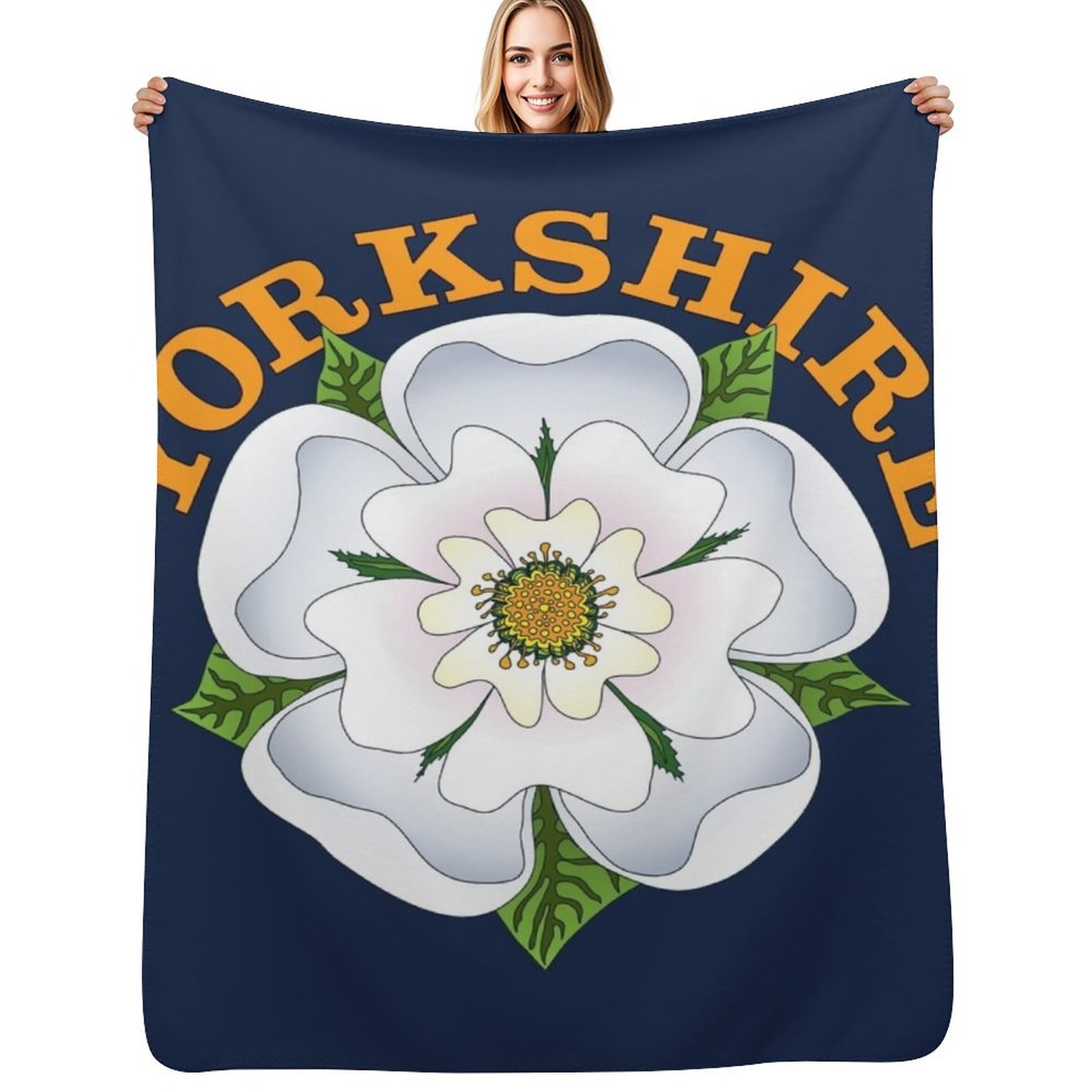 White Rose of Yorkshire Throw  - 3D Printing Yorkshire บทวิจารณ์และราคา