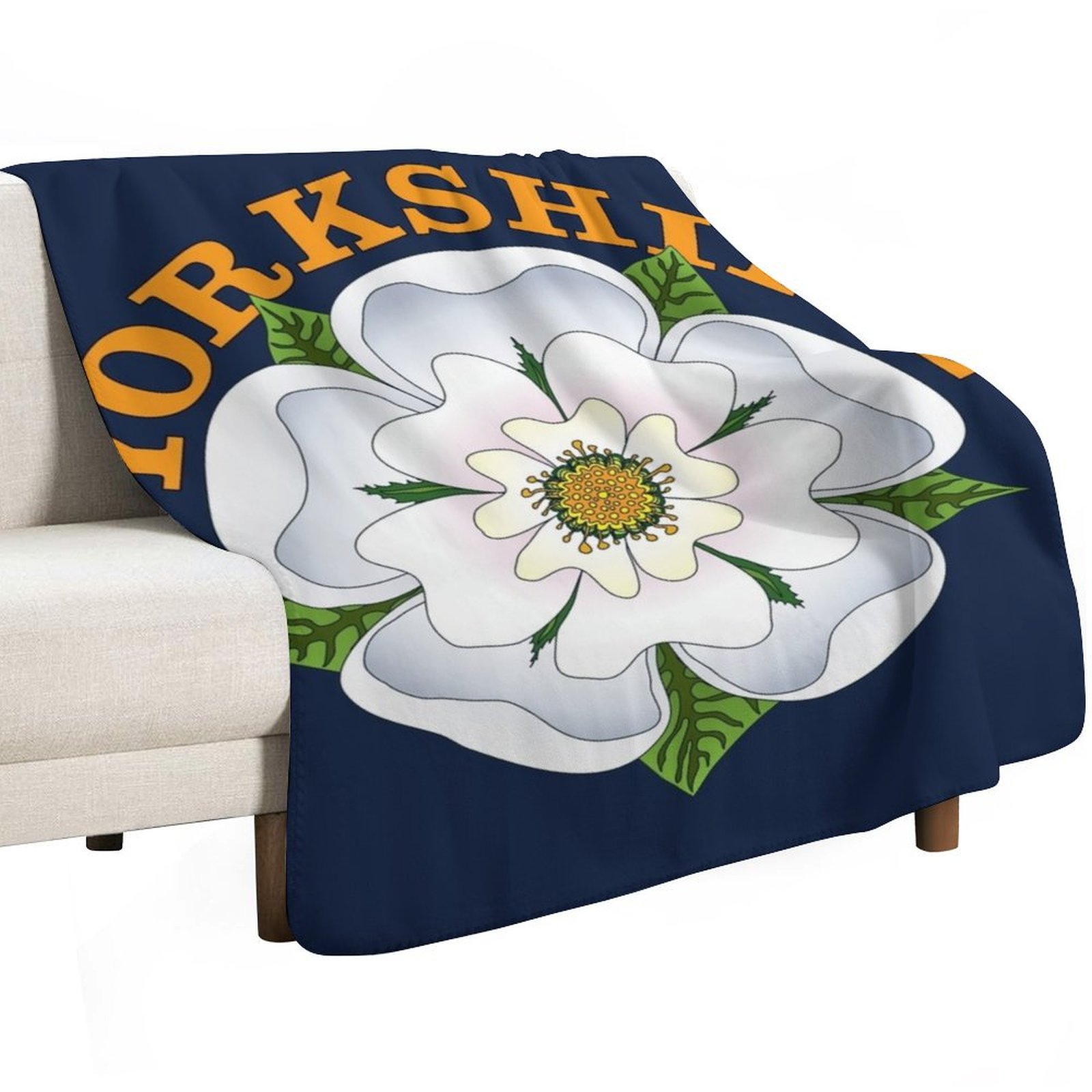 White Rose of Yorkshire Throw  - 3D Printing Yorkshire บทวิจารณ์และราคา