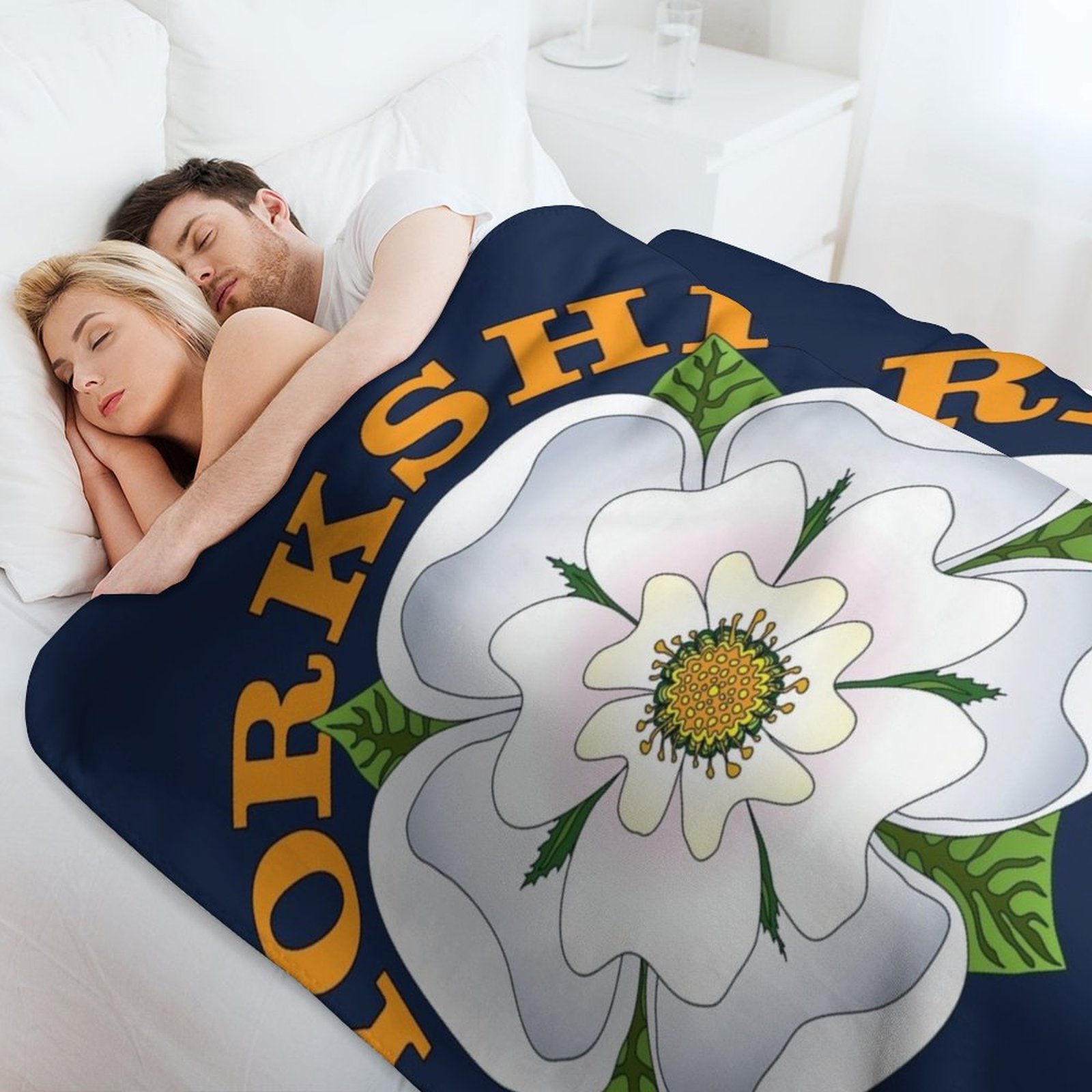 White Rose of Yorkshire Throw  - 3D Printing Yorkshire บทวิจารณ์และราคา