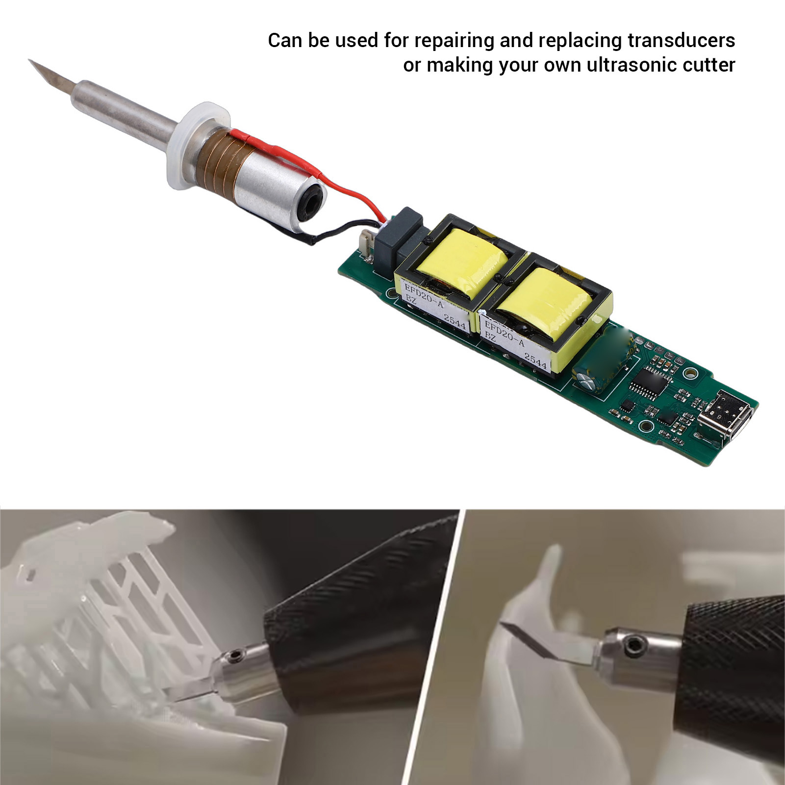 Ultrasonic Cutter Transducer K - 3D Printing Nerd บทวิจารณ์และราคา