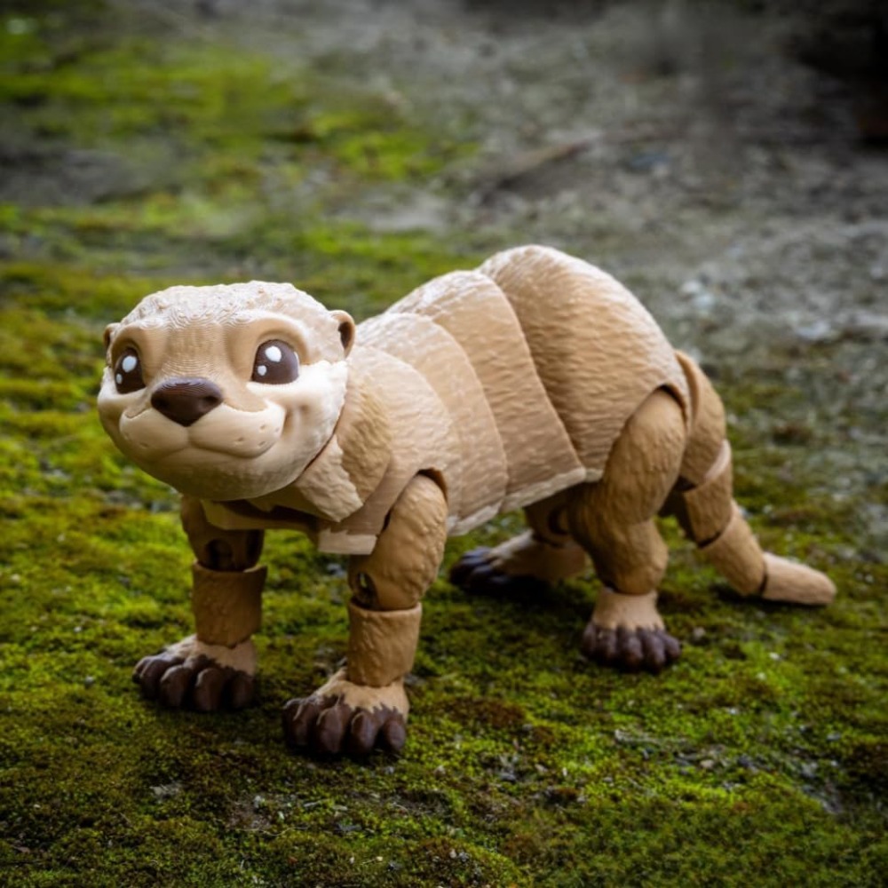 Cute 3D Printed Otter 3D Anima - 3D Printing Fidget Toys บทวิจารณ์และราคา