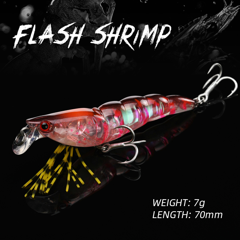 ALLBLUE 3D Flash Shrimp 70mm 7 - 3D Printing Lure บทวิจารณ์และราคา