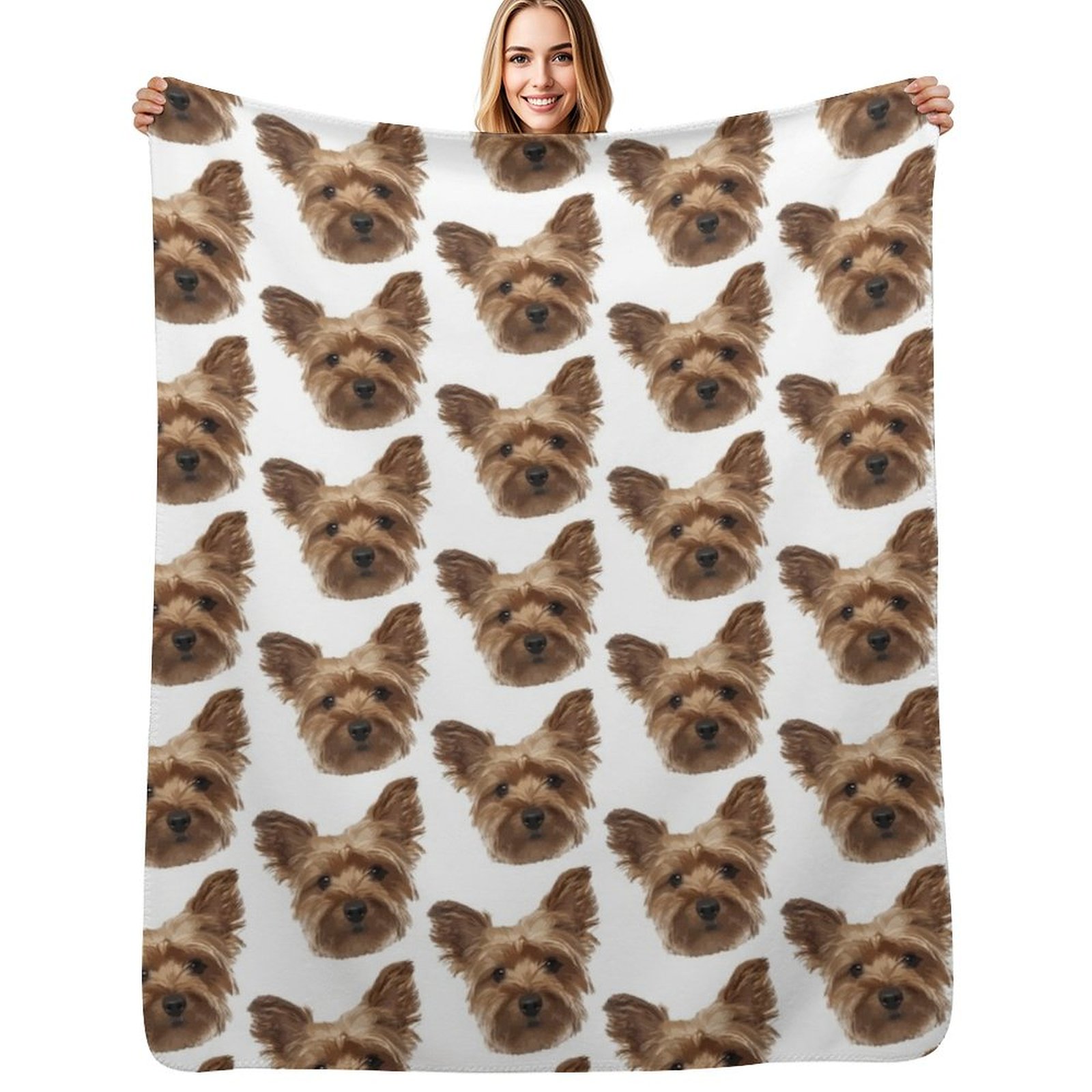 Yorkshire Terrier Throw Blanke - 3D Printing Yorkshire บทวิจารณ์และราคา
