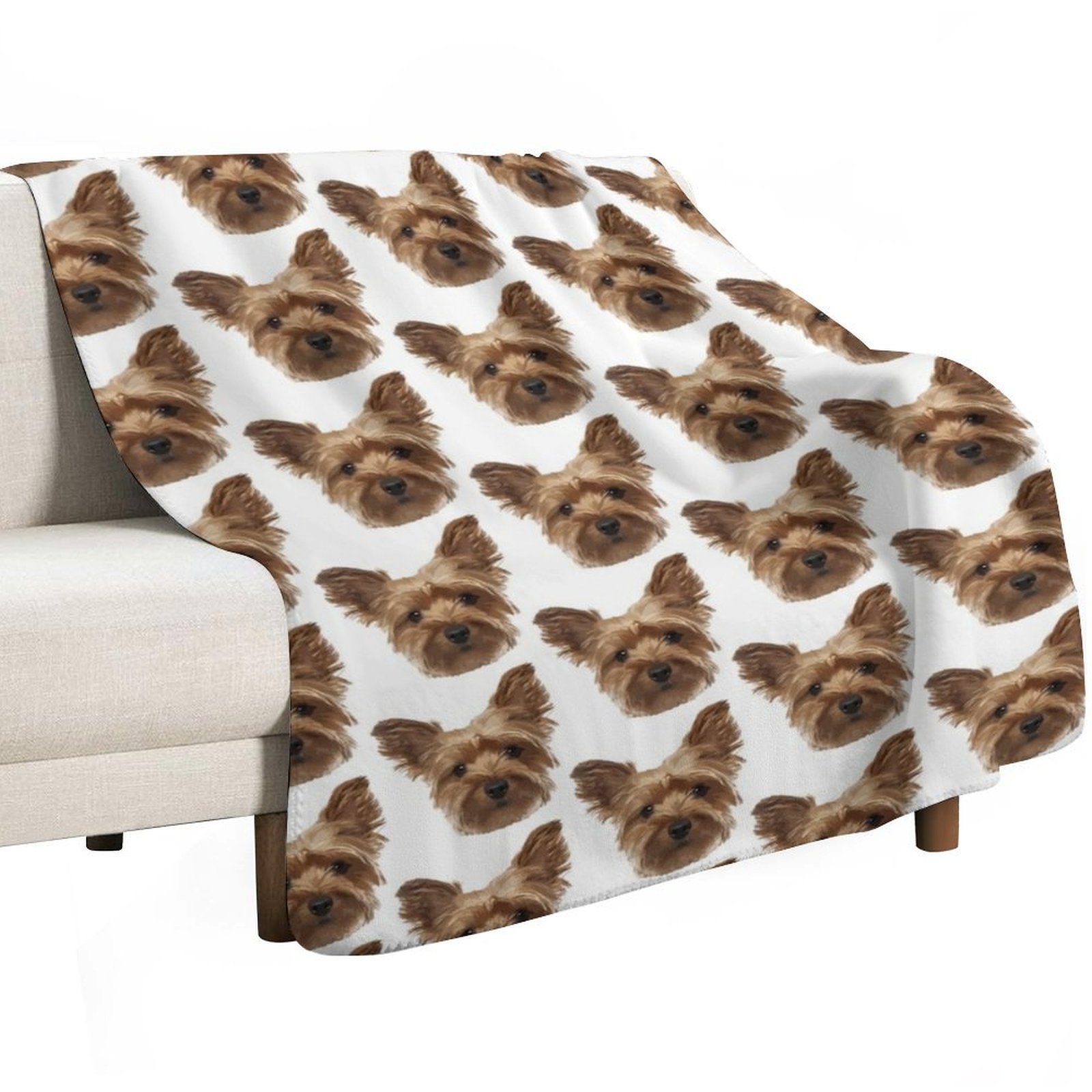 Yorkshire Terrier Throw Blanke - 3D Printing Yorkshire บทวิจารณ์และราคา