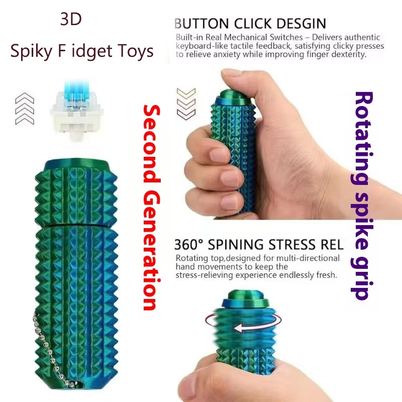 3D Printed Spiky Grippie Fidge - 3D Printing Fidget Toys บทวิจารณ์และราคา