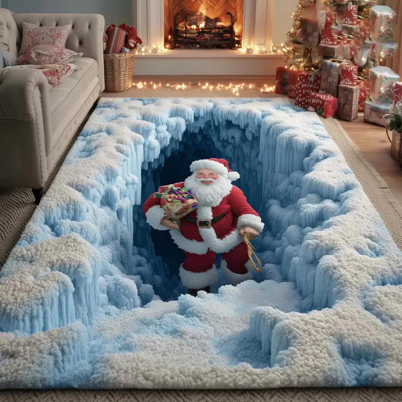3D Santa Claus Christmas Rug F - 3D Printing Nerd บทวิจารณ์และราคา