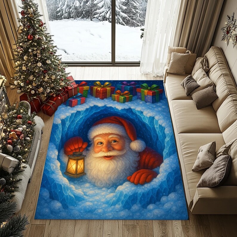3D Santa Claus Christmas Rug F - 3D Printing Nerd บทวิจารณ์และราคา