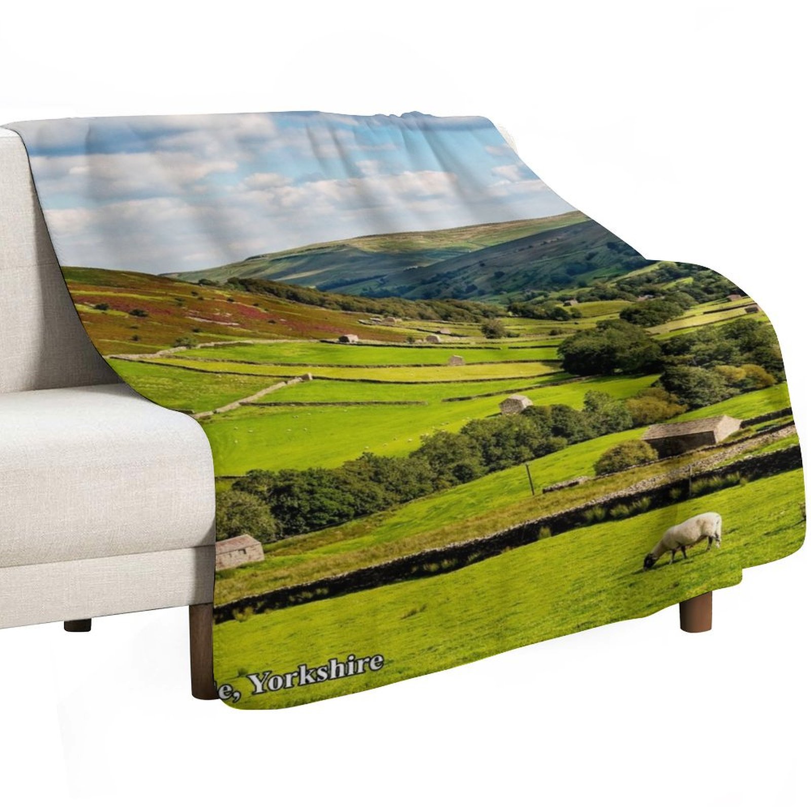 Yorkshire Dales Throw Blanket  - 3D Printing Yorkshire บทวิจารณ์และราคา