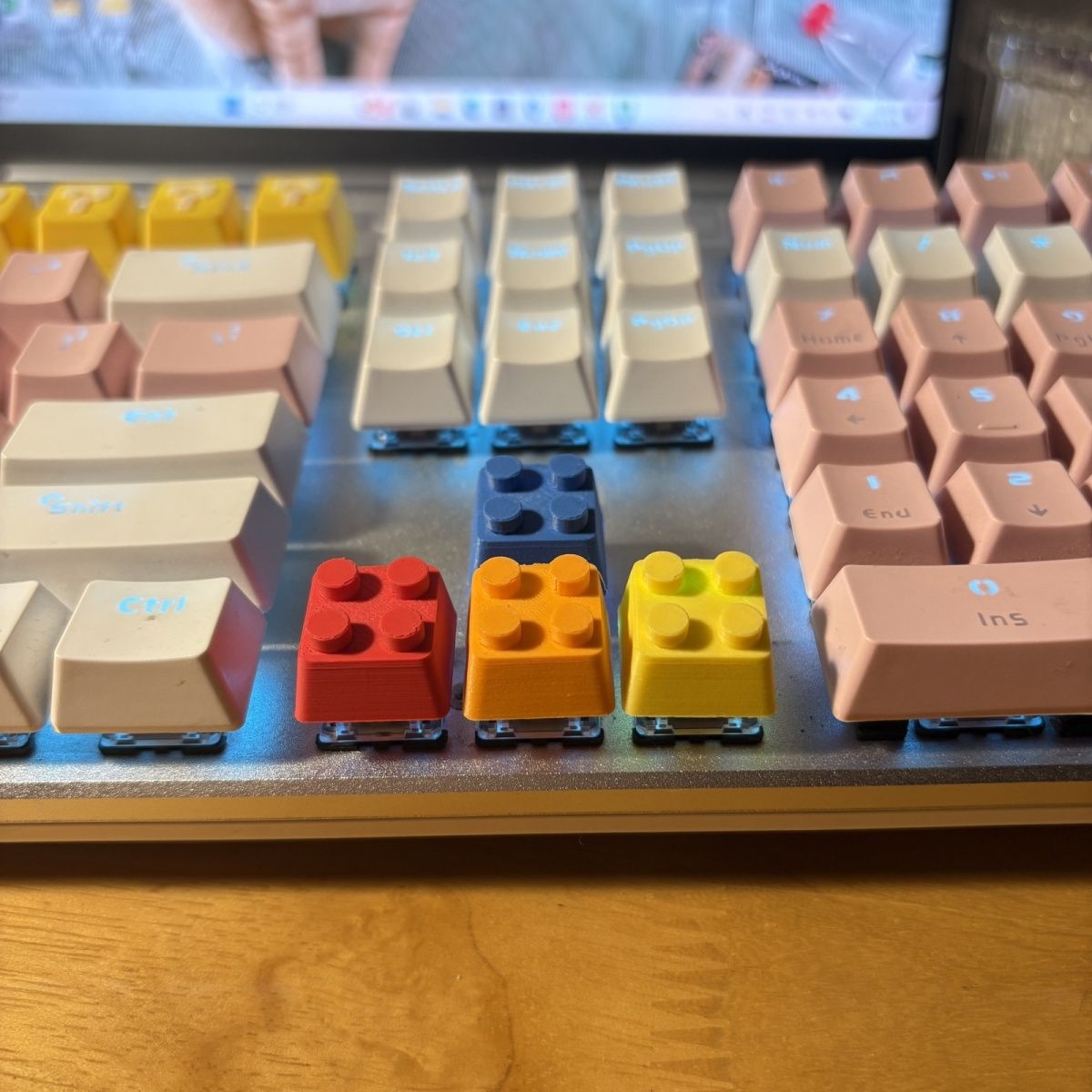 3D Printed MX Stem Keycaps Cre - 3D Printing Keyboard Keys บทวิจารณ์และราคา