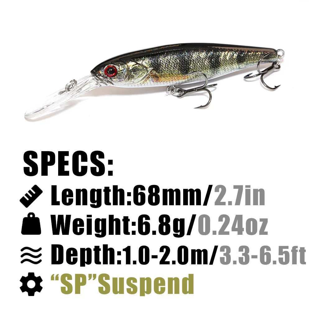 B&U  68mm 3D Printing Shad Sus - 3D Printing Lure บทวิจารณ์และราคา