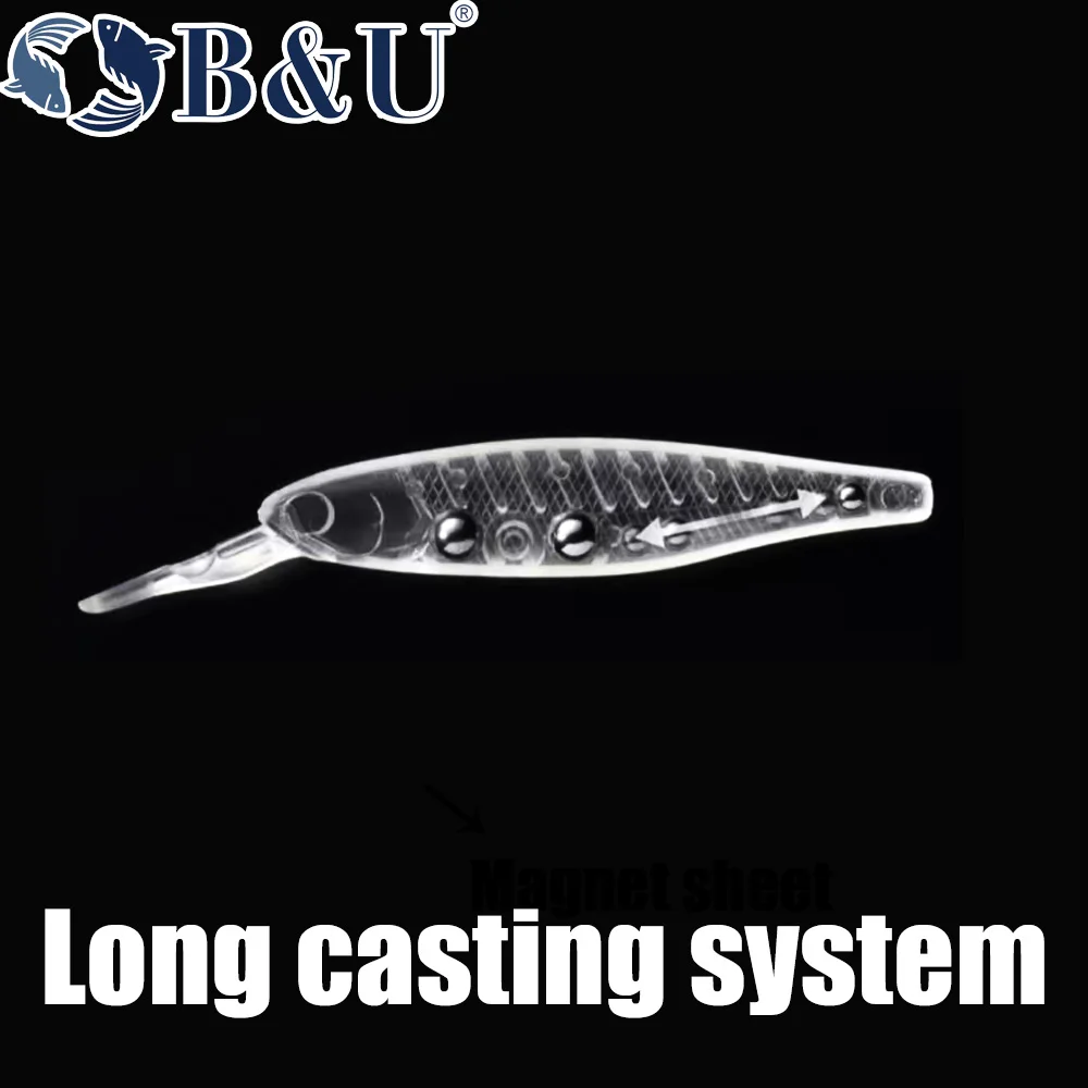 B&U  68mm 3D Printing Shad Sus - 3D Printing Lure บทวิจารณ์และราคา