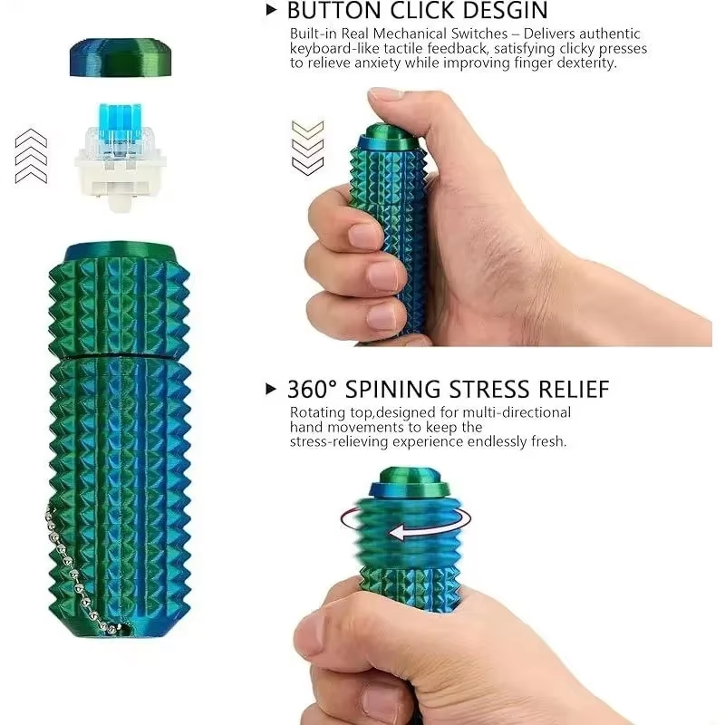 Funny 3D Printed Spiky Fidget  - 3D Printing Fidget Toys บทวิจารณ์และราคา
