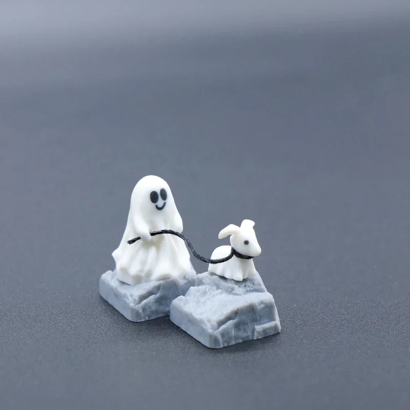 Ghost Puppy Resin Keycap Custo - 3D Printing Keyboard Keys บทวิจารณ์และราคา