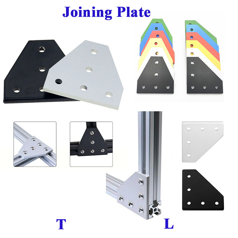 2PCS 5 Hole 90 Degree Joint Bo - V Slot Aluminum Extrusion บทวิจารณ์และราคา