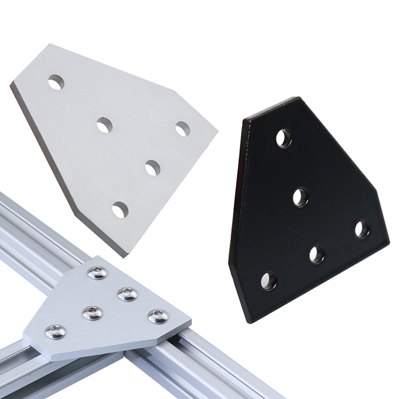 2PCS 5 Hole 90 Degree Joint Bo - V Slot Aluminum Extrusion บทวิจารณ์และราคา