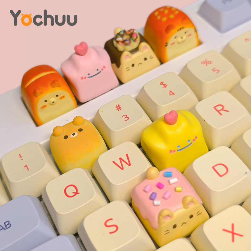 Cute Versatile Ghost Keycaps 1 - 3D Printing Keyboard Keys บทวิจารณ์และราคา