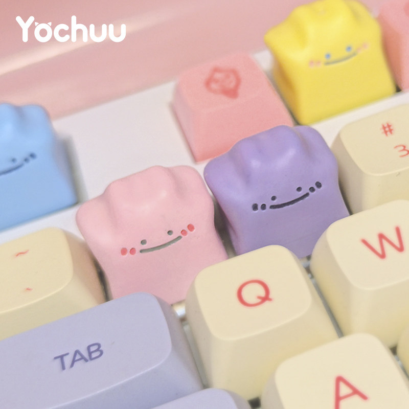 Cute Versatile Ghost Keycaps 1 - 3D Printing Keyboard Keys บทวิจารณ์และราคา