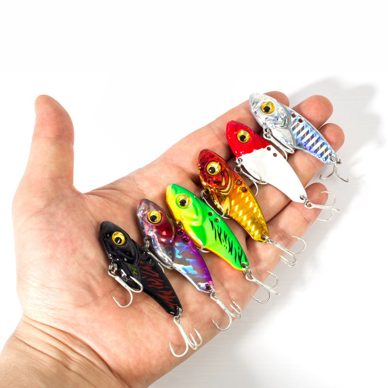6PCS Metal VIB Lure 5g 7g 10g  - 3D Printing Lure บทวิจารณ์และราคา