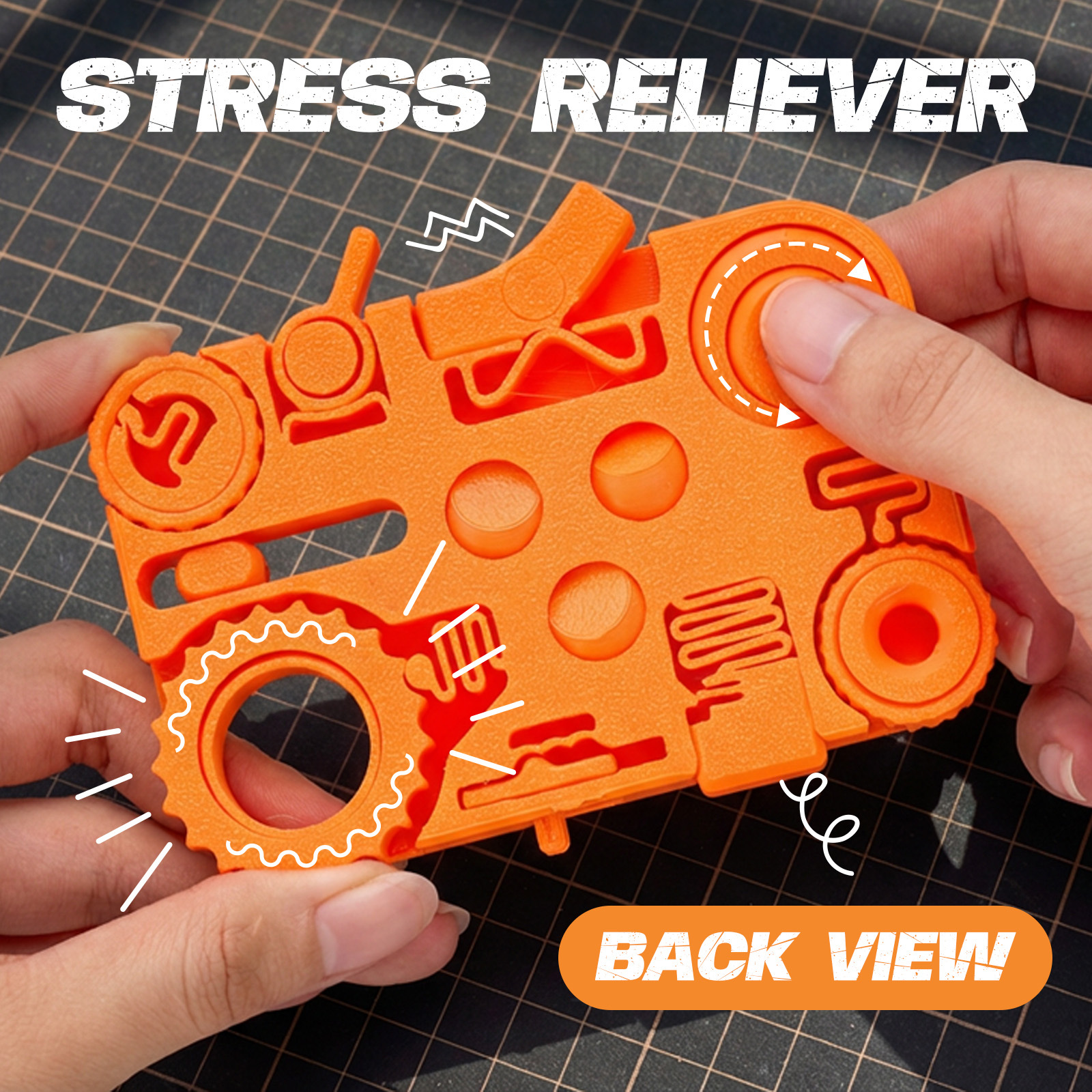 12-in-1 Stress Relief Toy 3D P - 3D Printing Fidget Toys บทวิจารณ์และราคา