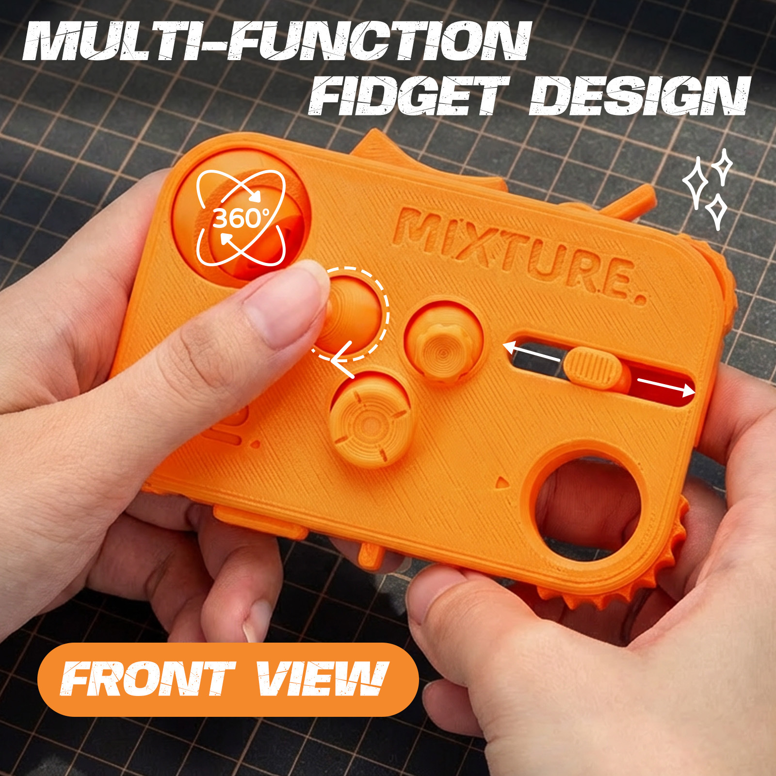 12-in-1 Stress Relief Toy 3D P - 3D Printing Fidget Toys บทวิจารณ์และราคา
